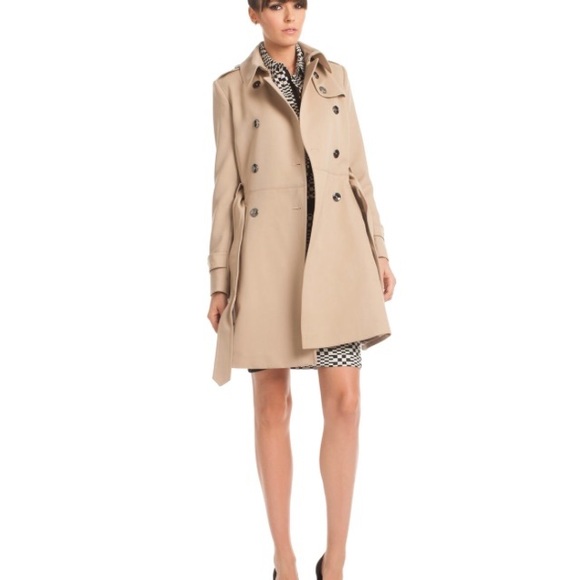 TRINA TURK TRENCH COAT SIZE 6 NWT - Picture 7 of 8